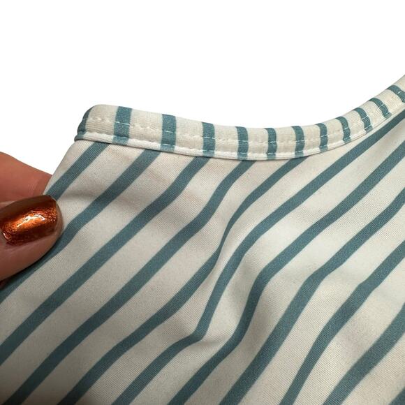 ALBION FIT Island Fever One Piece Swimsuit Floral Striped Women's Size XL FLAWED - Picture 5 of 12